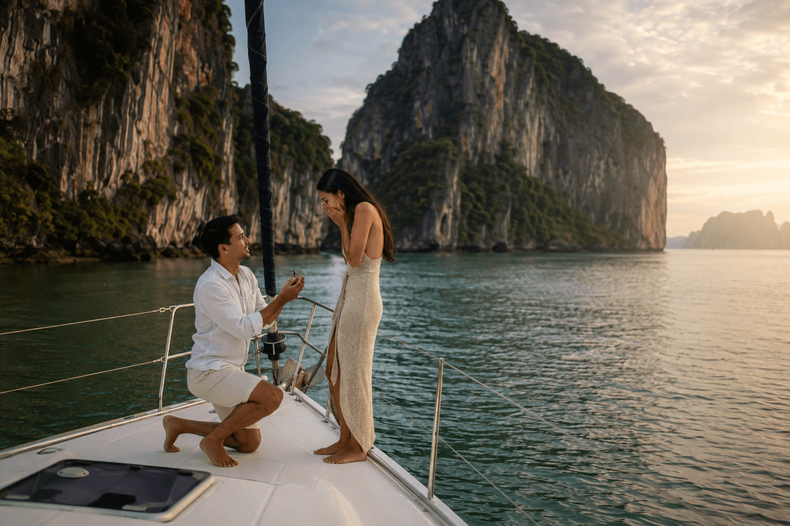 Plan an extraordinary marriage proposal in Phuket — breathtaking surprise proposal moment and emotional reaction